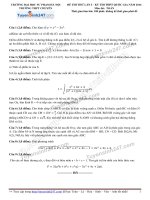 Đề thi thử môn toán 2016 trường thpt chuyên sư phạm hà nội lần 1 