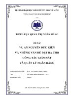 Vụ án Nguyễn Đức Kiên và những vấn đề đặt ra cho công tác giám sát và quản lý ngân hàng