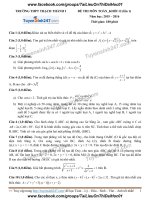 Đề thi thử môn toán 2016 trường thpt thạch thành 1 lần 1 