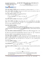 Đề thi thử môn toán 2016 trường thpt hậu lộc 2 thanh hóa lần 1 