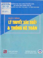 giáo trình xác suất và thống kê toán nguyễn cao văn