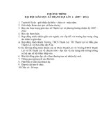 CHƯƠNG TRÌNH ĐẠI HỘI GIÁO DỤC XÃ THẠNH LỢI