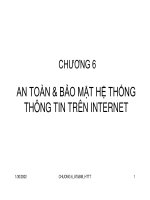 CHƯƠNG 6 ATBM HETHONG TT compatibility mode 