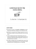 LÃNH ĐẠO và QUẢN LÝ