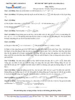 Đề thi thử môn toán 2016 trường thpt anh sơn II lần 1 