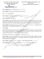 Đề thi thử môn toán 2016 trường thpt trần nhân tông quảng ninh lần 1 