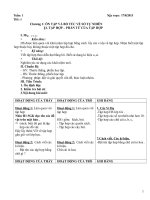 Giáo án Số học 6 tuần 1 đến tuần 8