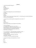 100 câu hỏi tổng hợp ôn thi đại học cao đẳng 2016 phần Phi Kim