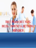 BÀI GIẢNG 10 TPCN VÀ HỆ THỐNG MIỄN DỊCH