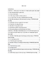 Phân tích tình hình quản lý tuyển dụng, đào tạo và sử dụng nguồn nhân lực của công ty TNHH kiến quốc hoa điệp  