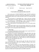 KẾ HOẠCH tìm kiếm cứu nạn giảm nhẹ thiên tai năm 2014