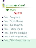 Bài giảng điện tử chương Từ trường  Vật lý đại cương