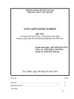 Sử dụng thiết bị dạy học Hoá học và ứng dụng công nghệ thông tin góp phần đổi mới phương pháp dạy học Hoá học để nâng cao chất l¬ượng giảng dạy