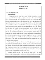 Một số biện pháp nâng cao chất lượng phân môn tập đọc cho học sinh lớp 2” tại trường tiểu học tống trân   