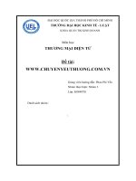 Tiểu luận thương mại điện tử xây dựng website CHUYENYEUTHUONG