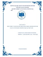 Tiểu luận môn nghiệp vụ ngân hàng thương mại phát triển và rủi ro thẻ trong hoạt động kinh doanh thẻ tại các ngân hàng thương mại tại việt nam 