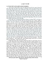 Giáo dục quan niệm sống cho học sinh qua giờ đọc hiểu văn bản “người trong bao” của sêkhốp 