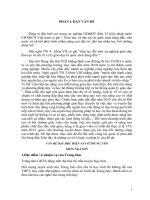 Đổi mới công tác quản lý nhằm nâng cao chất lượng dạy và học ở trung tâm GDTX nga sơn 