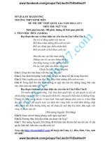 Đề thi thử 2016 THPT quốc gia môn ngữ văn trường thpt  kinh môn hải dương lần 1