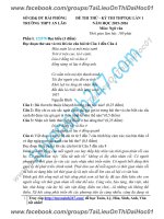 Đề thi thử 2016 THPT quốc gia môn ngữ văn trường thpt an lão lần 1