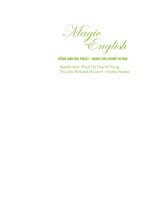 tiếng anh ma thuật của woo bo hyun