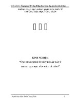 Ứng dụng sơ đồ tư duy để lập dàn ý trong dạy học văn miêu tả lớp 5 (2) 