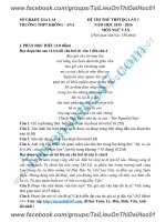 Đề thi thử 2016 THPT quốc gia môn ngữ văn trường thpt  krông ana lần 1