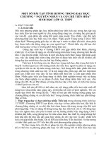 Một số bài tập tình huống trong giảng dạy chương bằng chứng và cơ chế tiến hoá 