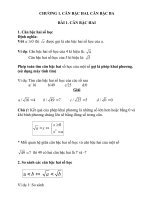 GIAO AN DAY THEM DAI SO 9 CHUONG 1