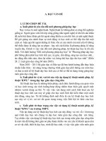 Ứng dụng kĩ thuật mảnh ghép, kĩ thuật KWL vào việc giảng dạy môn giáo dục công dân khối 10 THPT 