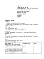 Giáo án mầm non Thế giới thực vật