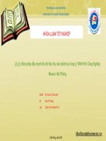 Biện pháp đẩy mạnh tốc độ tiêu thụ sản phẩm tại công ty TNHH khí công nghiệp messer hải phòng 