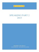 Speaking 2016 IELTS