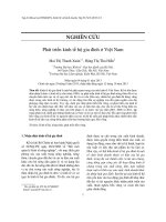 Tạp chí khoa học: Kinh tế hộ gia đình