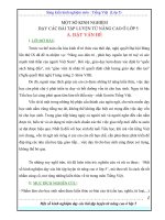 Một số kinh nghiệm dạy các bài tập luyện từ nâng cao ở lớp 5 