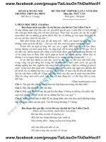 Đề thi thử 2016 THPT quốc gia môn ngữ văn trường thpt  đa phúc hà nội lần 1