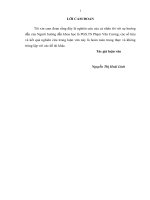 Một số biện pháp nâng cao hiệu quả sử dụng vốn tại công ty cổ phần nhựa và cơ khí hải phòng 