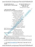 Đề thi thử 2016 THPT quốc gia môn ngữ văn trường thpt  lý thường kiệt bình thuận lần 1
