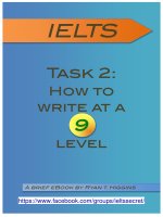 IELTS writing task 2 : How to write at a 9 level