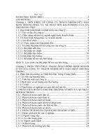 THỰC TRẠNG HOẠT ĐỘNG KINH DOANH ô tô của CÔNG TY TRÁCH NHIỆM hữu hạn NHẤT hơi đại TRỘNG 