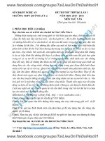 Đề thi thử 2016 THPT quốc gia môn ngữ văn trường thpt  quỳnh lưu 2 nghệ an lần 1
