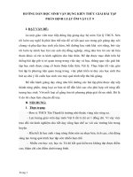 HƯỚNG DẪN HỌC SINH VẬN DỤNG KIẾN THỨC GIẢI BÀI TẬP PHẦN ĐỊNH LUẬT ÔM VẬT LÝ 9