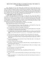 MỘT SỐ NÉT CHÍNH VỀ CÔNG TY CỔ PHẦN KỸ THUẬT NỀN MÓNG VÀ CÔNG TRÌNH NGẦM FECON