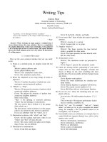 Writing tips for ielts