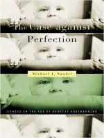 The case against perfection ethics in the age of genetic engineering