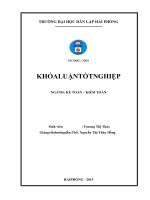 Hoàn thiện công tác kế toán vốn bằng tiền tại công ty TNHH quốc tế vĩnh chân việt nam 