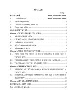 Xây dựng và sử dụng bản đồ khái niệm nhằm nâng cao hiệu quả dạy học chương III  chuyển hóa vật chất và năng lượng 