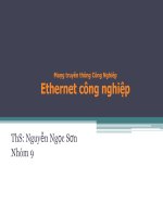 Mạng truyền thông công nghiệp ethernet công nghiệp