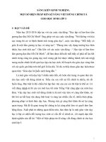 MỘT SỐ BIỆN PHÁP RÈN KĨ NĂNG VIẾT ĐÚNG CHÍNH TẢ CHO HỌC SINH LỚP 5