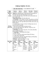 giáo án mầm non chủ đề   gia đình của bé